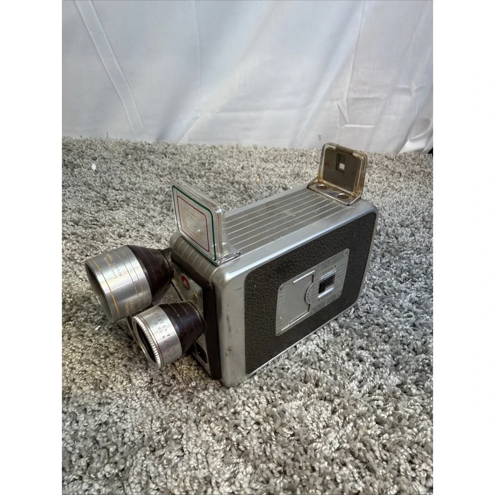 Kodak Brownie 8 mm Movie Camera with 3 lens Turret f/1.9